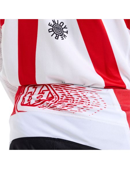 Pantalon cross Troy Lee Designs GP Pro Frames - Blanc Rouge