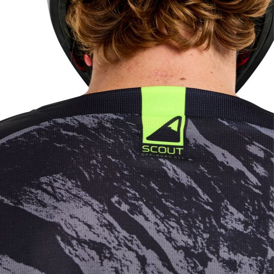 Maillot cross Troy Lee Designs Scout GP Pro Slab - Noir
