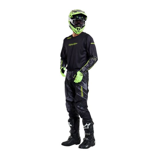 Maillot cross Troy Lee Designs Scout GP Pro Slab - Noir