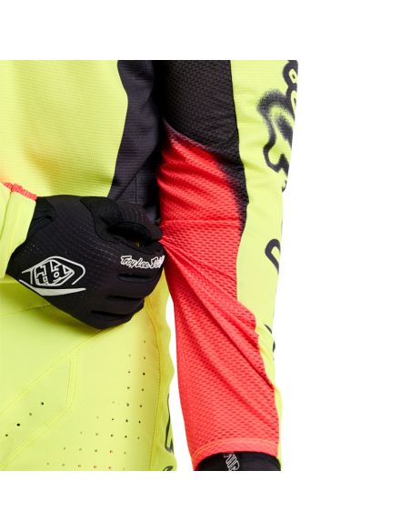Maillot cross Troy Lee Designs SE Pro Roam - Jaune fluo