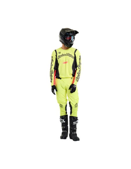 Maillot cross Troy Lee Designs SE Pro Roam - Jaune fluo