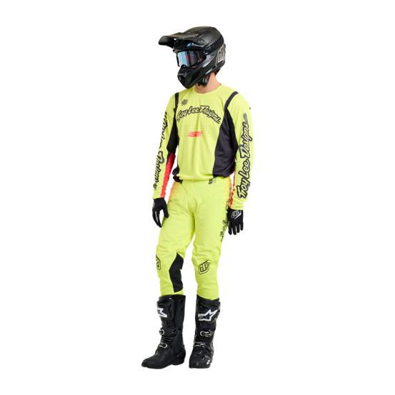 Maillot cross Troy Lee Designs SE Pro Roam - Jaune fluo