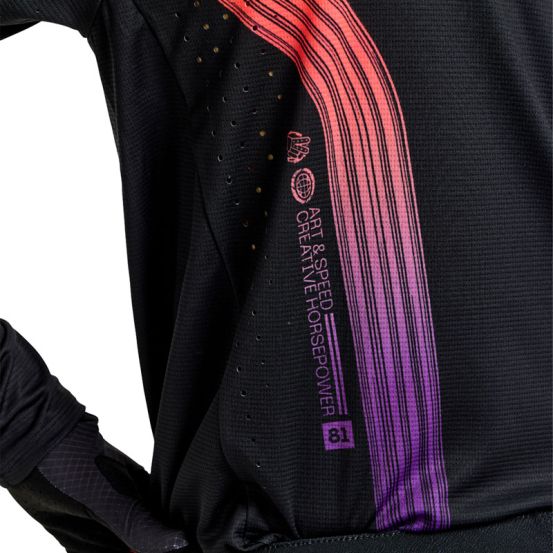 Maillot cross Troy Lee Designs SE Pro Stripes - Noir Multicolore