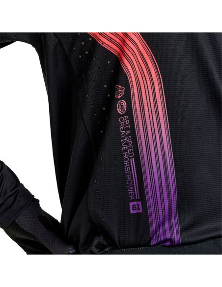 Maillot cross Troy Lee Designs SE Pro Stripes - Noir Multicolore