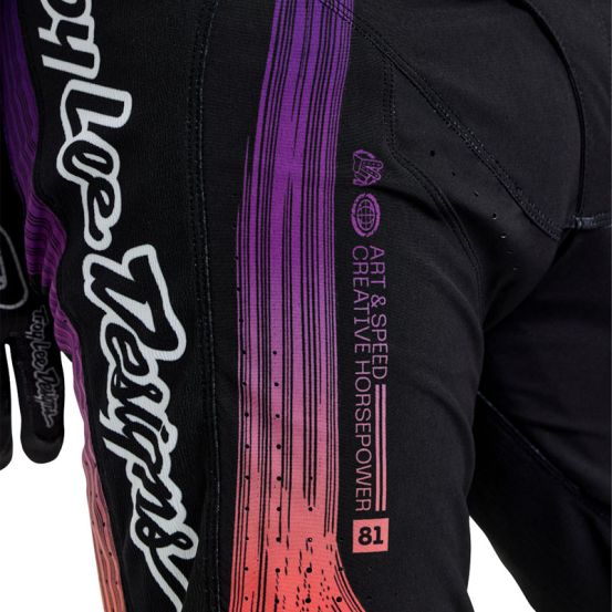 Pantalon cross Troy Lee Designs SE Pro Stripes - Noir Multicolore