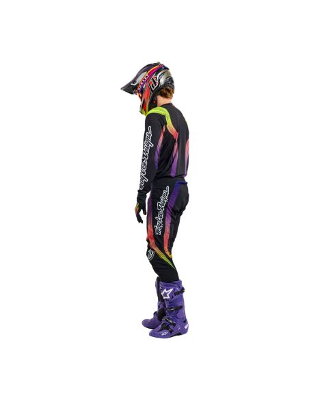 Pantalon cross Troy Lee Designs SE Pro Stripes - Noir Multicolore