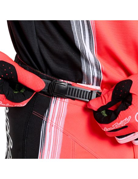 Pantalon cross Troy Lee Designs SE Pro Stripes - Infra Rouge Noir