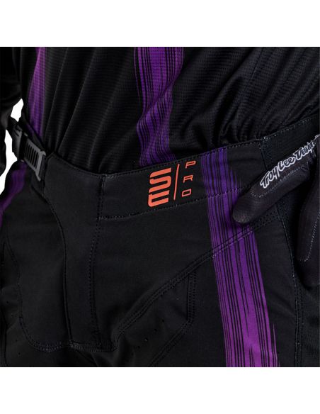 Pantalon cross enfant Troy Lee Designs SE Pro Stripes - Noir Multicolore