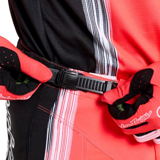Pantalon cross enfant Troy Lee Designs SE Pro Stripes - Infra Rouge Noir