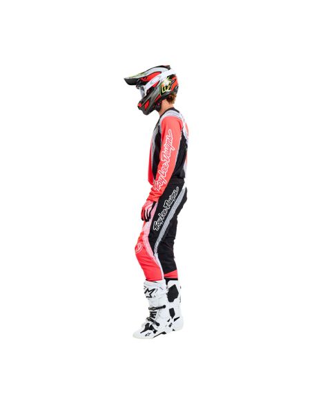 Pantalon cross enfant Troy Lee Designs SE Pro Stripes - Infra Rouge Noir