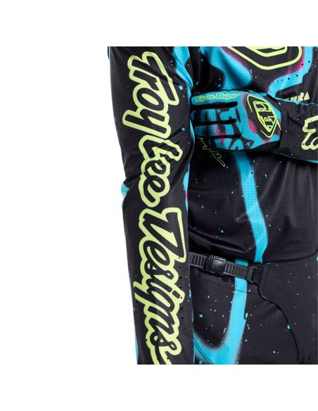 Maillot cross Troy Lee Designs SE Ultra Membrane - Noir Jaune