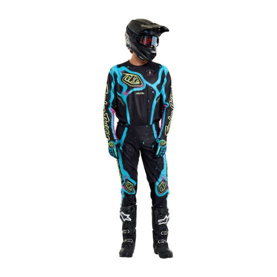 Maillot cross Troy Lee Designs SE Ultra Membrane - Noir Jaune