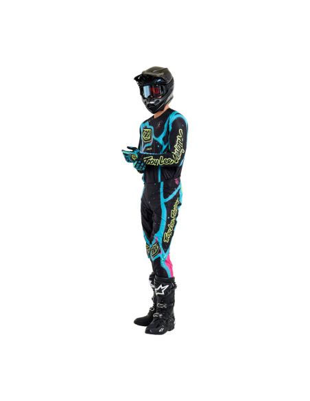 Maillot cross Troy Lee Designs SE Ultra Membrane - Noir Jaune