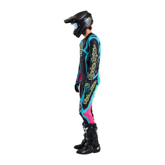 Maillot cross Troy Lee Designs SE Ultra Membrane - Noir Jaune