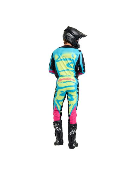 Maillot cross Troy Lee Designs SE Ultra Membrane - Noir Jaune