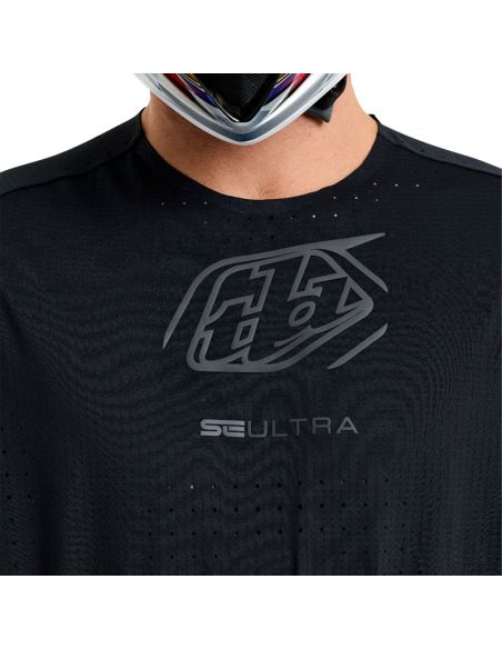 Maillot cross Troy Lee Designs SE Ultra Mono - Noir