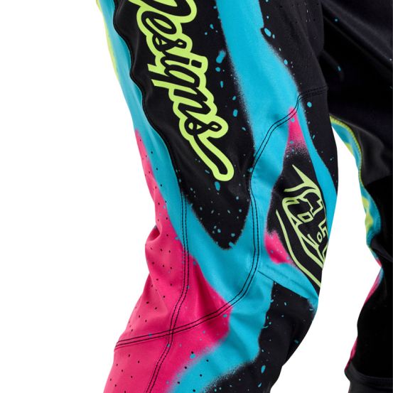 Pantalon cross Troy Lee Designs SE Ultra Membrane - Noir Jaune