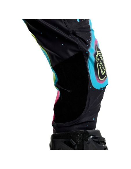 Pantalon cross Troy Lee Designs SE Ultra Membrane - Noir Jaune