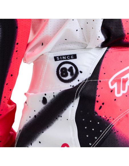 Pantalon cross Troy Lee Designs SE Ultra Membrane - Blanc Infra Rouge