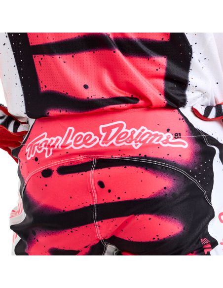 Pantalon cross Troy Lee Designs SE Ultra Membrane - Blanc Infra Rouge