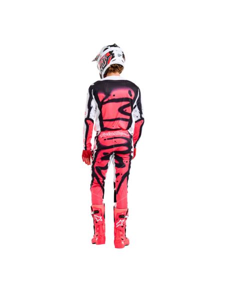 Pantalon cross Troy Lee Designs SE Ultra Membrane - Blanc Infra Rouge