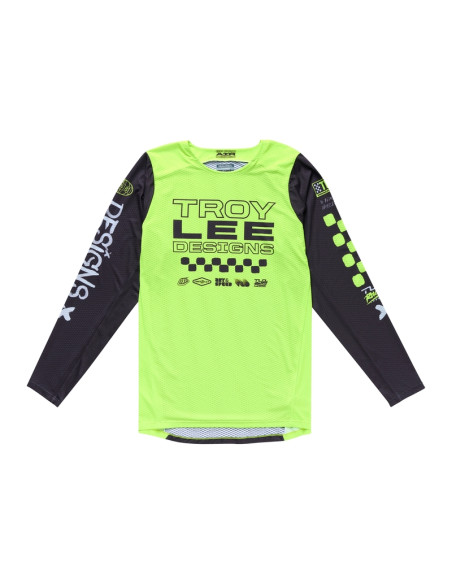 Maillot cross Troy Lee Designs GP Pro Air Standard - Jaune fluo Noir