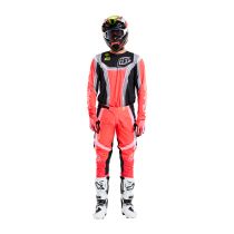 Tenue cross Troy Lee Designs SE Pro Stripes - Infra Rouge Noir