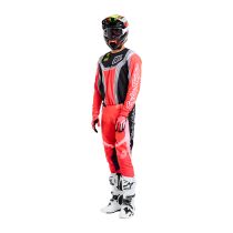 Tenue cross Troy Lee Designs SE Pro Stripes - Infra Rouge Noir 2