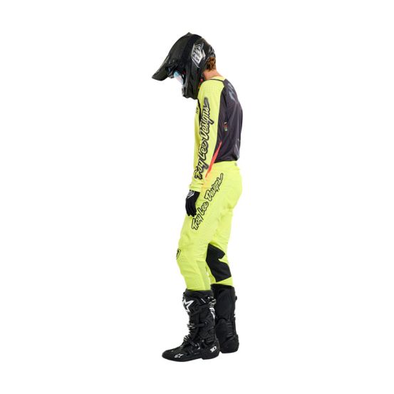Tenue cross Troy Lee Designs SE Pro Roam - Jaune fluo