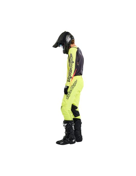 Tenue cross Troy Lee Designs SE Pro Roam - Jaune fluo