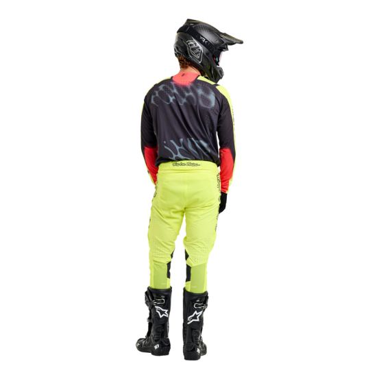 Tenue cross Troy Lee Designs SE Pro Roam - Jaune fluo