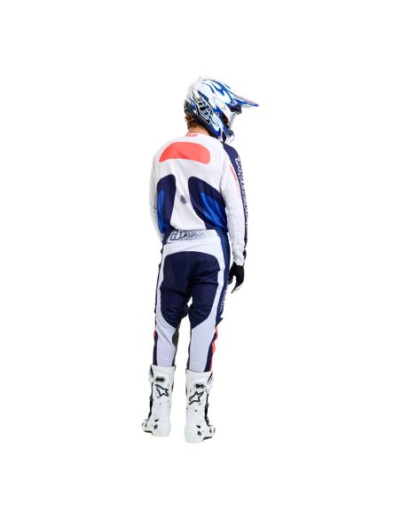 Tenue cross Troy Lee Designs GP Pro Frames - Bleu Blanc