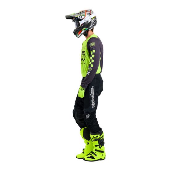 Tenue cross Troy Lee Designs GP Pro Air Standard - Jaune fluo Noir