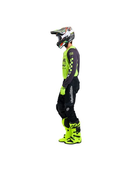 Tenue cross Troy Lee Designs GP Pro Air Standard - Jaune fluo Noir