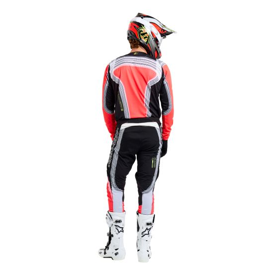 Tenue cross enfant Troy Lee Designs SE PRO Stripes - Infra Rouge Noir