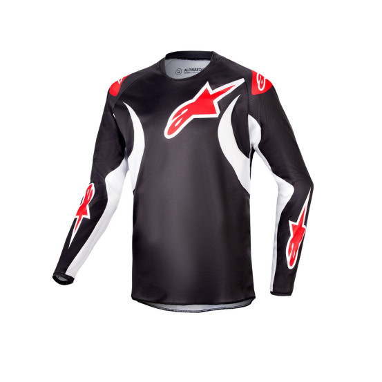 Maillot cross Alpinestars 2024 Racer Lucent - Noir Blanc Rouge