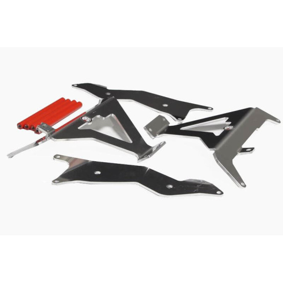 Protèges radiateur AXP Honda 450 CRF-R/RX 2025-2026 Rouge