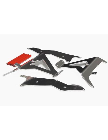 Protèges radiateur AXP Honda 450 CRF-R/RX 2025-2026 Rouge