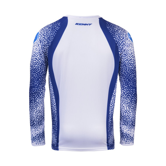 Maillot cross Kenny 2026 Force Pixel - Pixel Bleu Blanc