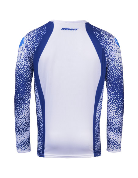 Maillot cross Kenny 2026 Force Pixel - Pixel Bleu Blanc