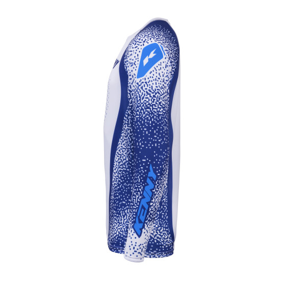 Maillot cross Kenny 2026 Force Pixel - Pixel Bleu Blanc
