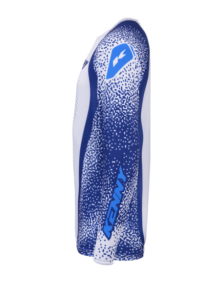 Maillot cross Kenny 2026 Force Pixel - Pixel Bleu Blanc