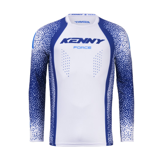 Maillot cross Kenny 2026 Force Pixel - Pixel Bleu Blanc