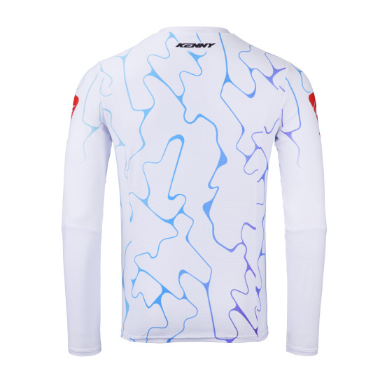 Maillot cross Kenny 2026 Performance - Wave Blanc