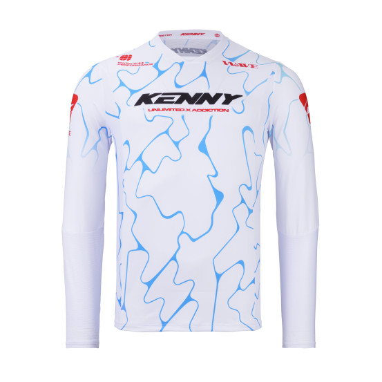Maillot cross Kenny 2026 Performance - Wave Blanc