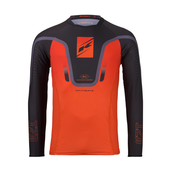 Maillot cross Kenny 2026 Titanium - Gradient Orange