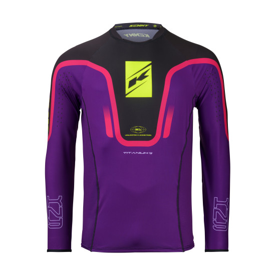 Maillot cross Kenny 2026 Titanium - Violet