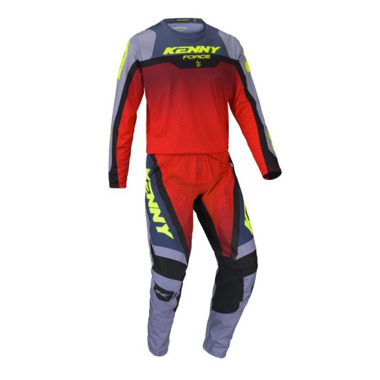 Tenue cross Kenny Force Beach Dust - Beach Gris Rouge