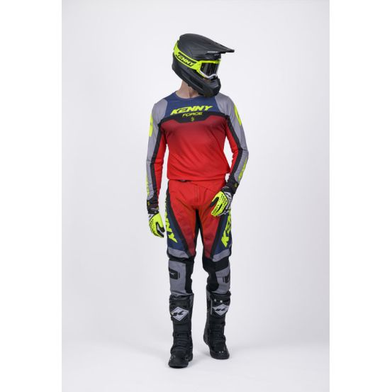 Tenue cross Kenny Force Beach Dust - Beach Gris Rouge