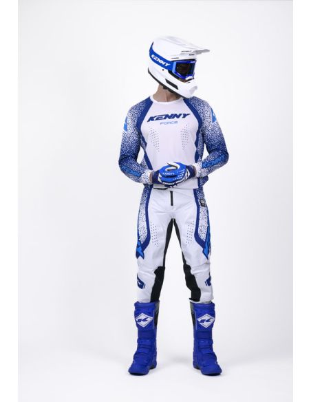 Tenue cross Kenny Force Pixel - Pixel Bleu Blanc
